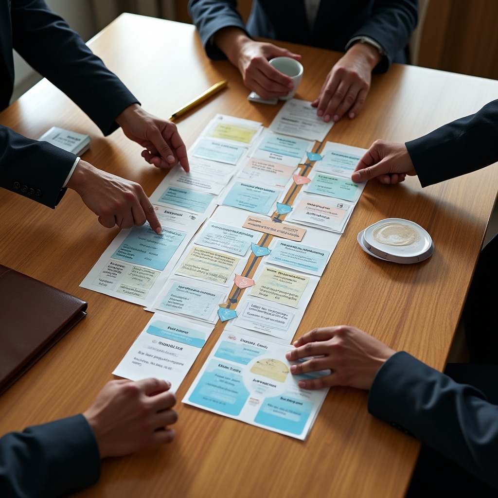 Visual representation of multi-level career progression framework